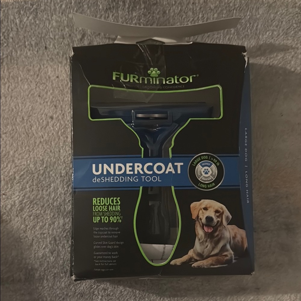 FURminator Blue and Black Undercoat Tool